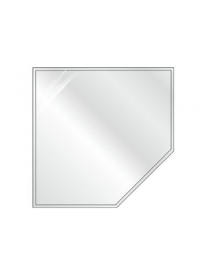 Eck-Glassbodenplatte fünf-eckig 1100x1100x6mm
