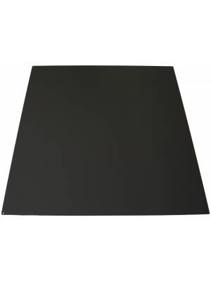Stahlbodenplatte 120x100cm Schwarz
