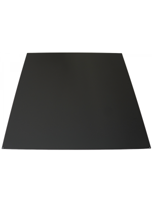 Stahlbodenplatte 80x100cm Schwarz